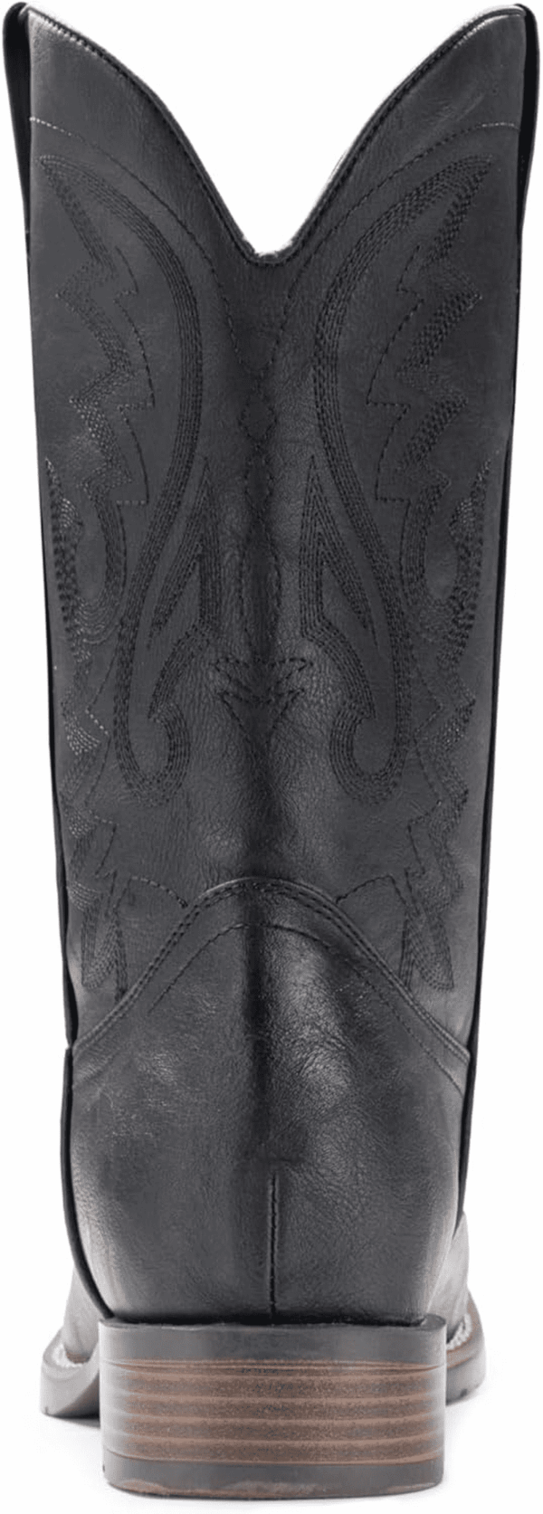Cowboy Boots for Men with Wide Square Toe Western Retro Boot Durable Classic Fashionable Embroidered Pull on Slip Resistant Boots - Image 4
