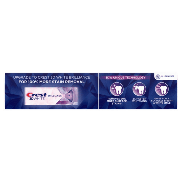 3D White Advanced Luminous Mint Teeth Whitening Toothpaste,  Toothpaste, 3.7 Oz Pack of 4 - Helps Remove Surface Stains, Whitens Teeth, Strengthens Tooth Enamel, Protects against Cavities - Image 10