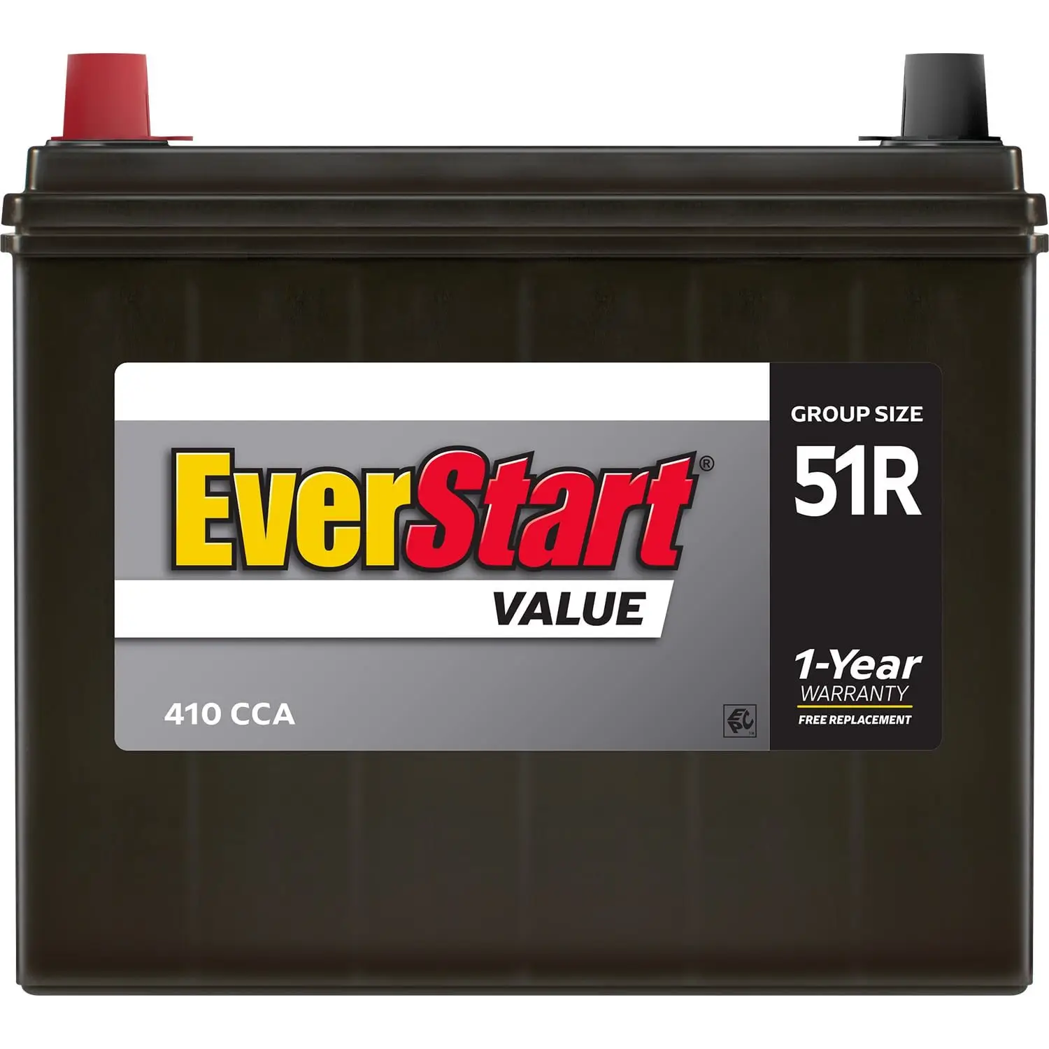 Value Lead Acid Automotive Battery, Group Size 51R 12 Volt, 410 CCA - Image 6
