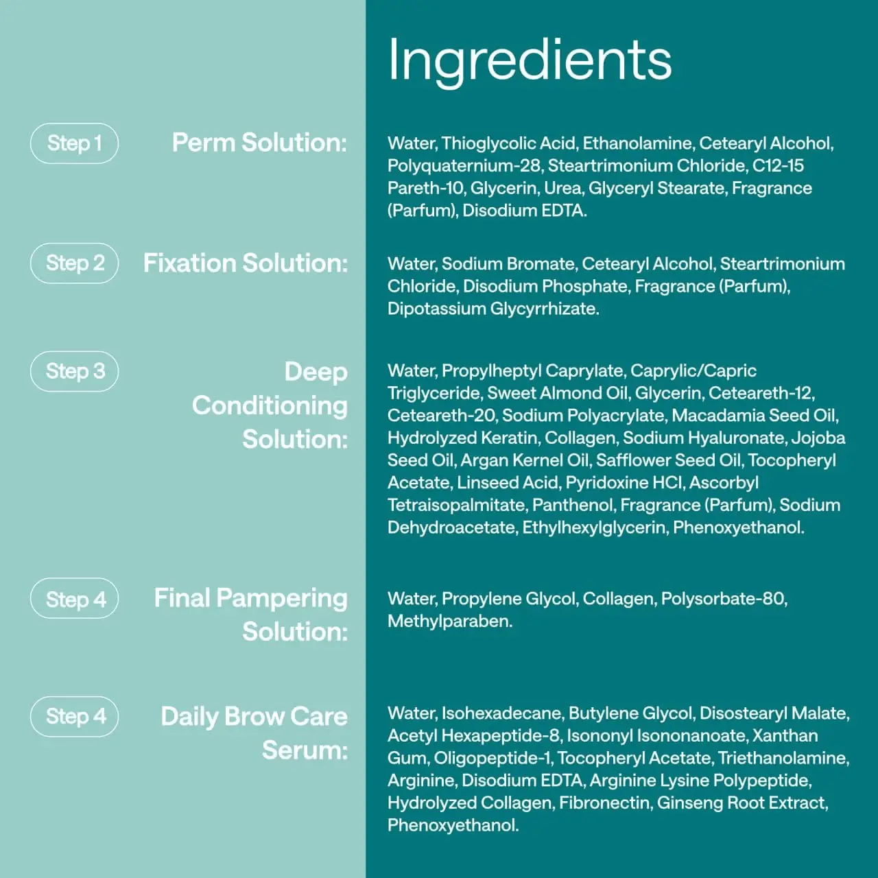 5 Step Eye Brow Lamination Kit - Eyebrow Kit for Women with Brow Lamination Gel & Brow Brushes - Advanced Eye Brow Stencil Kits for Beauty Care - at Home Eyebrow Lamination Kit - Image 8