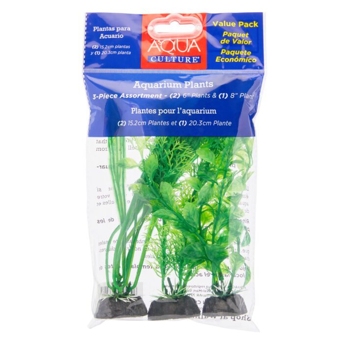 Aquarium Plants, 3 Count, Green
