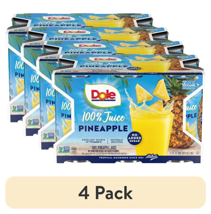 All Natural 100% Pineapple Juice Can, 6 Fl Oz (6 Count) - Image 8