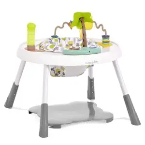 Curio Lightweight & Convertible Sit N Seek Activity Center, Lime