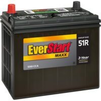 Maxx Lead Acid Automotive Battery, Group Size 51R 12 Volt, 500 CCA