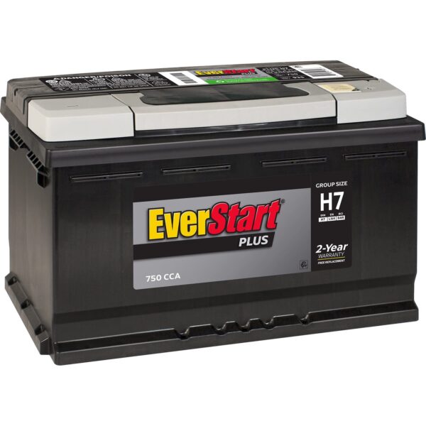 plus Lead Acid Automotive Battery, Group Size H7 / LN4 / 94R 12 Volt, 750 CCA