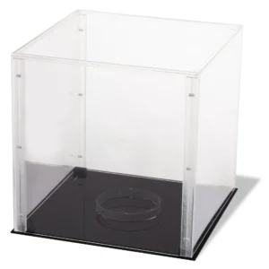 Full Size Basketball / Soccer Acrylic Display Case – Magnetic Snap Together – Memorabilia – UV Protected – Sport Collectibles