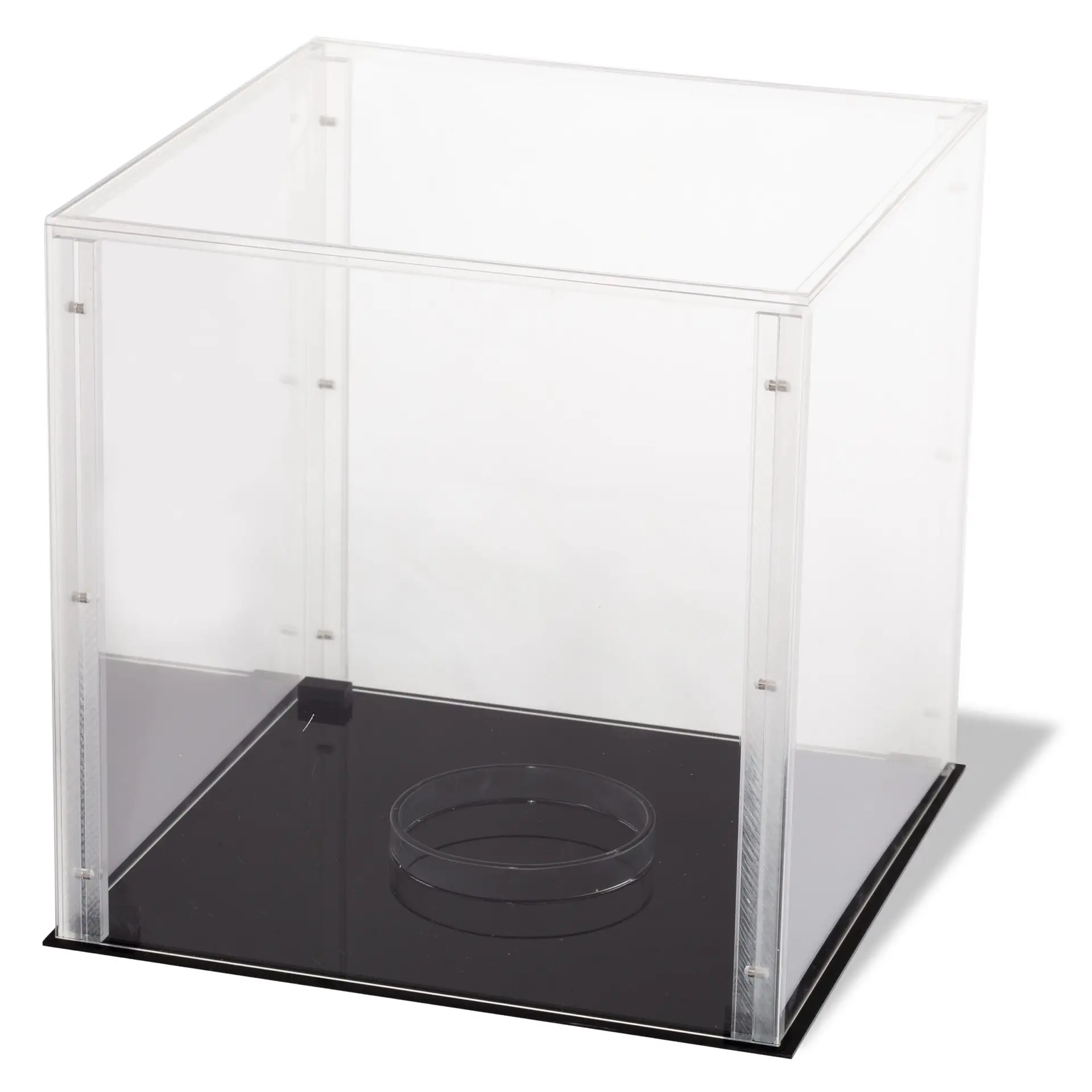 Full Size Basketball / Soccer Acrylic Display Case – Magnetic Snap Together – Memorabilia – UV Protected – Sport Collectibles