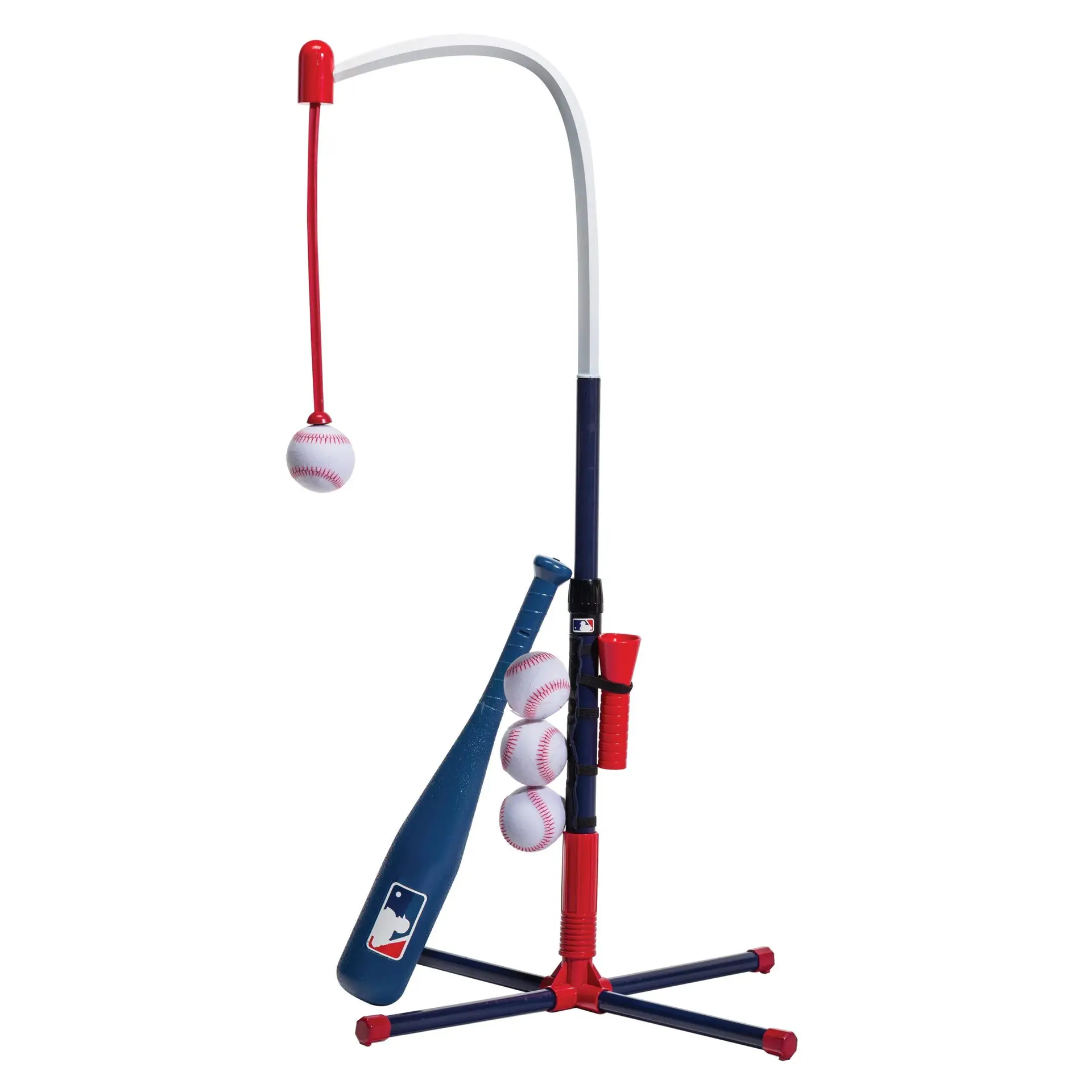 Grow-With-Me Baseball Tee + Stand Set for Youth + Toddlers - 18" to 36" Adjustments