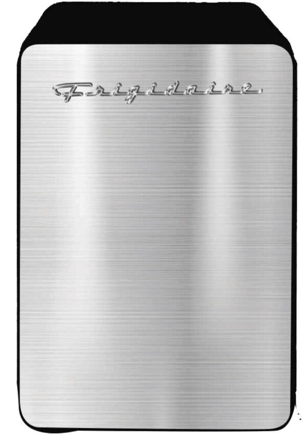, Retro 10L, 15-Can Mini Personal Fridge Cooler, EFMIS183, Stainless Steel