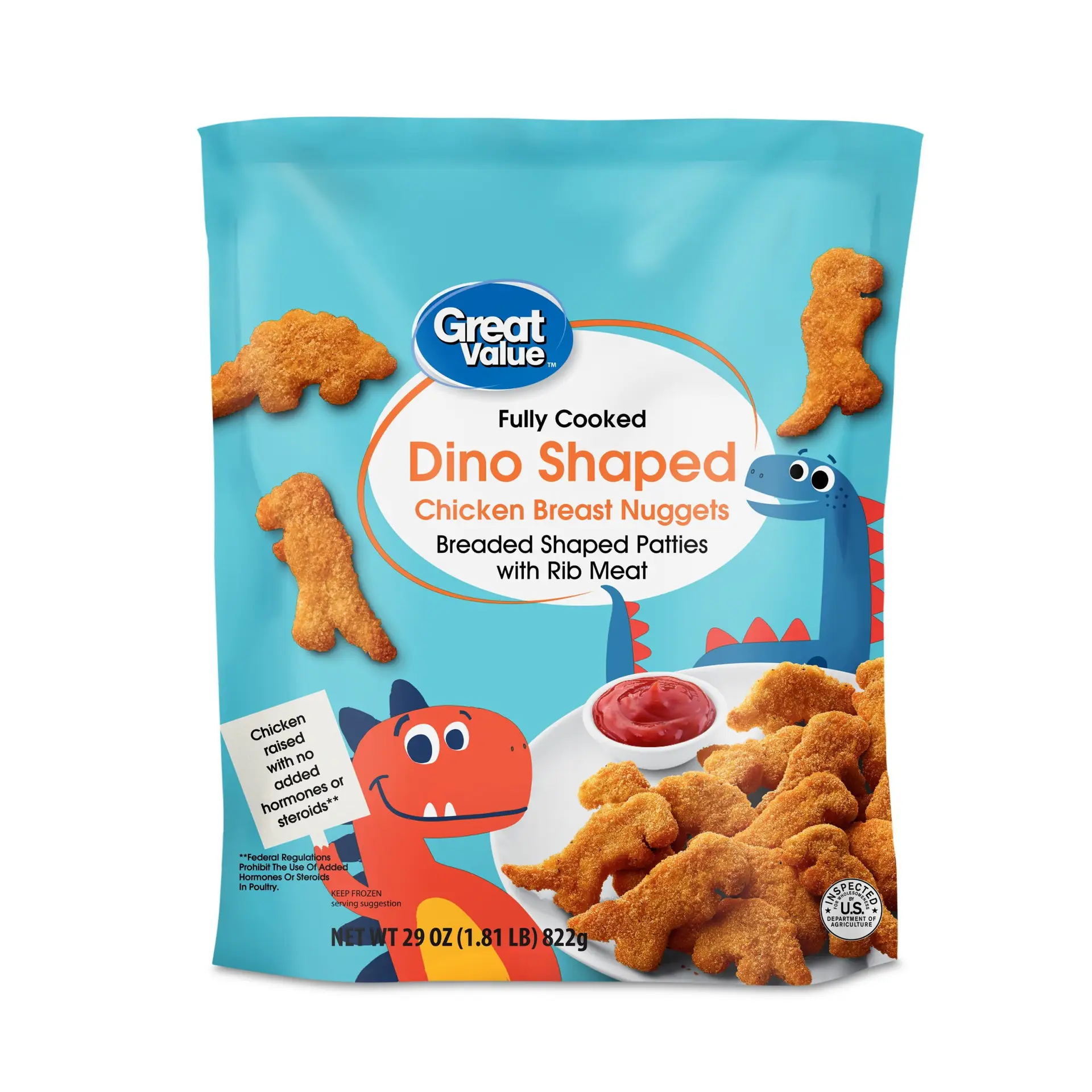 Dino Shaped Chicken Breast Nuggets, 29 Oz (Frozen)