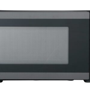 0.9 Cu Ft Countertop Microwave Oven, 900 Watts, Black Stainless Steel, New