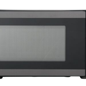 0.9 Cu Ft Countertop Microwave Oven, 900 Watts, Black Stainless Steel, New