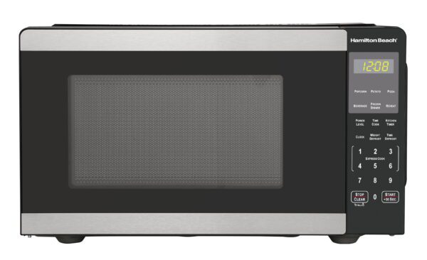 0.9 Cu Ft Countertop Microwave Oven, 900 Watts, Black Stainless Steel, New - Image 13