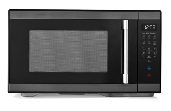 1.1 Cu Ft Countertop Microwave Oven, White and Stainless Steel - Image 8