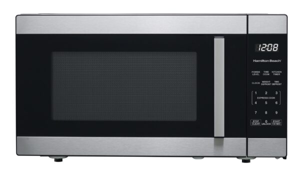 1.6 Cu Ft Sensor Cook Countertop Microwave Oven in Stainless Steel, New