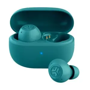 Go Pop Active Noise Cancelling True Wireless Earbuds, Charging Case, Teal