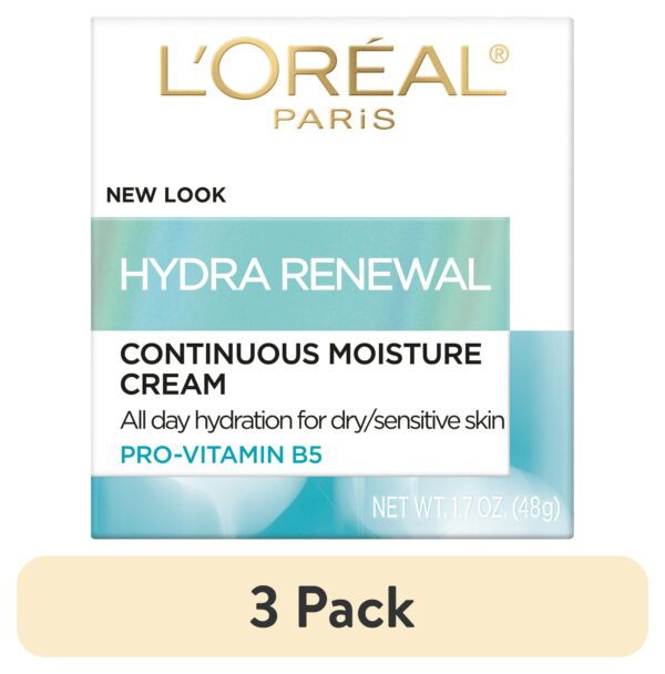 Hydra-Renewal Continuous Facial Moisturizer for Dry Sensitive Skin, 1.7 Oz - Image 8