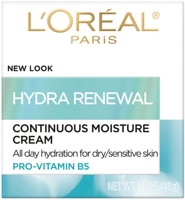 Hydra-Renewal Continuous Facial Moisturizer for Dry Sensitive Skin, 1.7 Oz