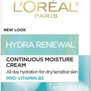 Hydra-Renewal Continuous Facial Moisturizer for Dry Sensitive Skin, 1.7 Oz