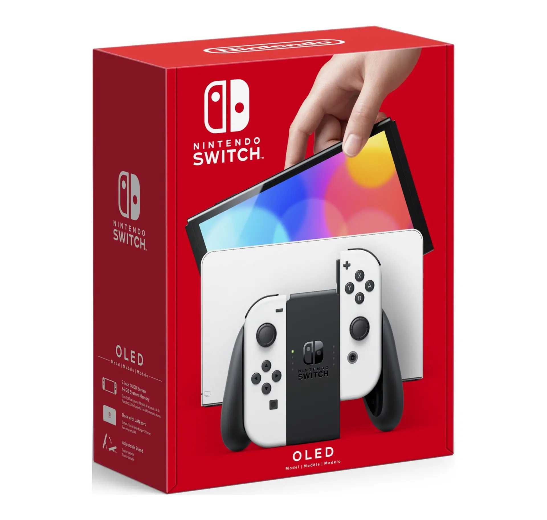 Switch - OLED Model with White Joy-Con