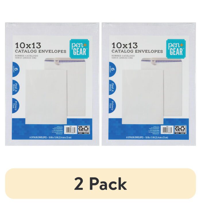 Catalog Envelopes, 28 Lb. White Wove, (10" X 13") Peel and Stick, 6-Count - Image 7