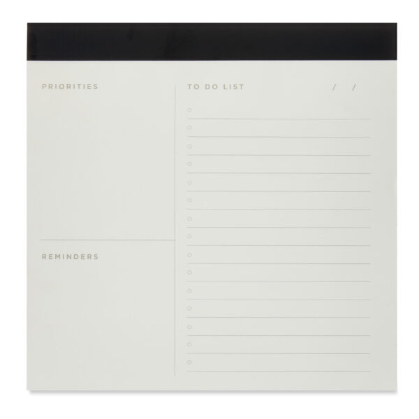 Desk Notepad, 7 in X 7 In, 70 Sheets,No Holes