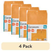 Kraft Clasp Envelopes, 10 in X 13 In, 6 Count - Image 8