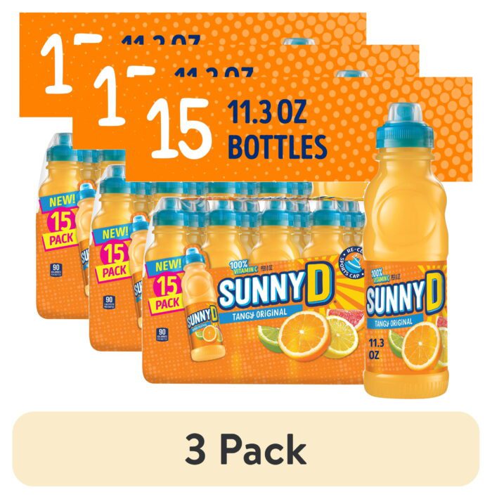 Tangy Original Orange Juice Drink, 15 Count, 11.3 Fl Oz Bottles - Image 6
