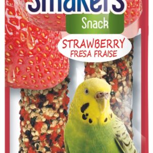 Smakers Bird Treat Sticks Strawberry 2Count Parakeet