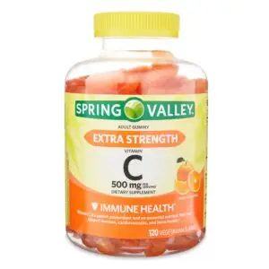 Extra Strength Vitamin C Dietary Supplement Vegetarian Gummies, Orange, 500 Mg, 120 Ct