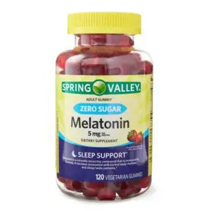Zero Sugar Melatonin Sleep Support Dietary Supplement Gummies, 5 Mg, 120 Count