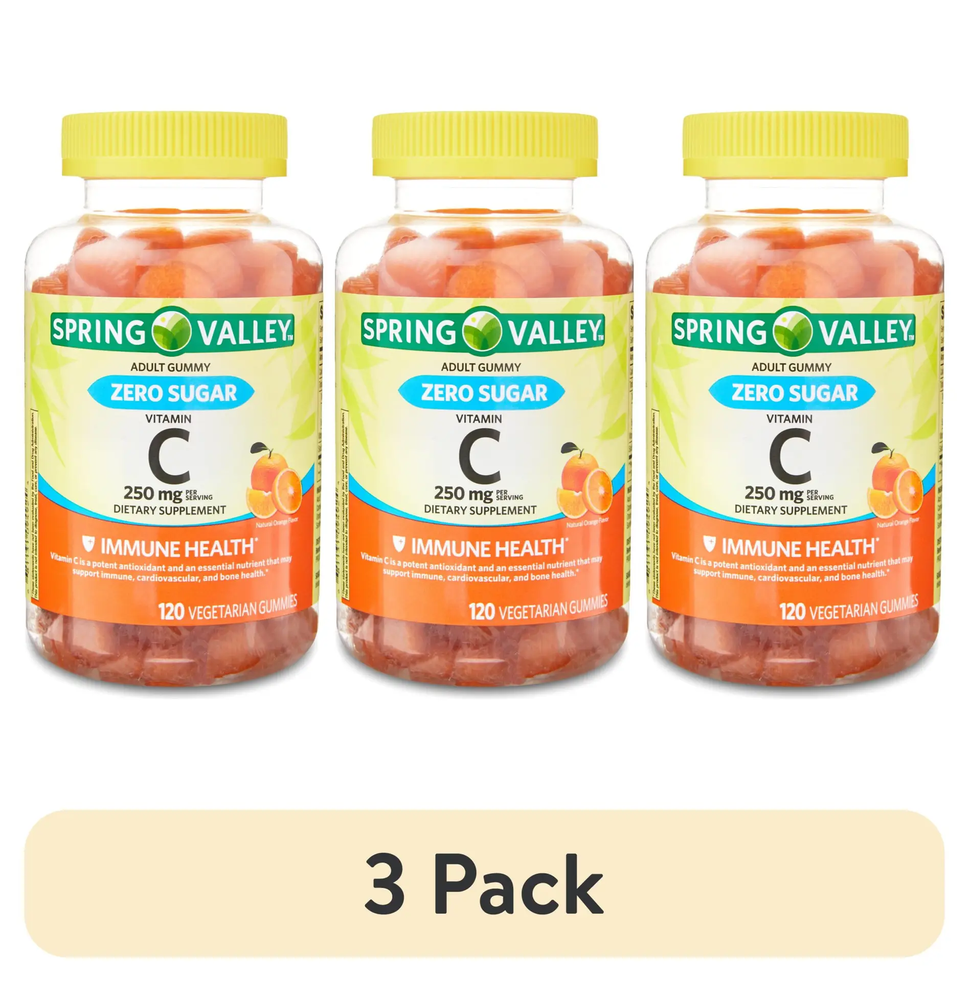 Zero Sugar Vitamin C Gummies Dietary Supplement, 250 Mg, 120 Count - Image 10