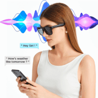 GS01 Smart Bluetooth Sunglasses, Audio Sunglasses with Speaker, UV400 Polarized Lens, Open Ear Music, Touch Control - Image 8