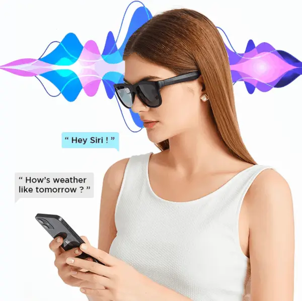 GS01 Smart Bluetooth Sunglasses, Audio Sunglasses with Speaker, UV400 Polarized Lens, Open Ear Music, Touch Control - Image 8