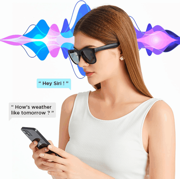 GS01 Smart Bluetooth Sunglasses, Audio Sunglasses with Speaker, UV400 Polarized Lens, Open Ear Music, Touch Control - Image 8
