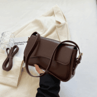 Shoulder Bag for Women Y2K Trendy Purse Vegan Leather Hobo Handbags Clutch Saddle Bag with 2 Removable Strap - Image 2