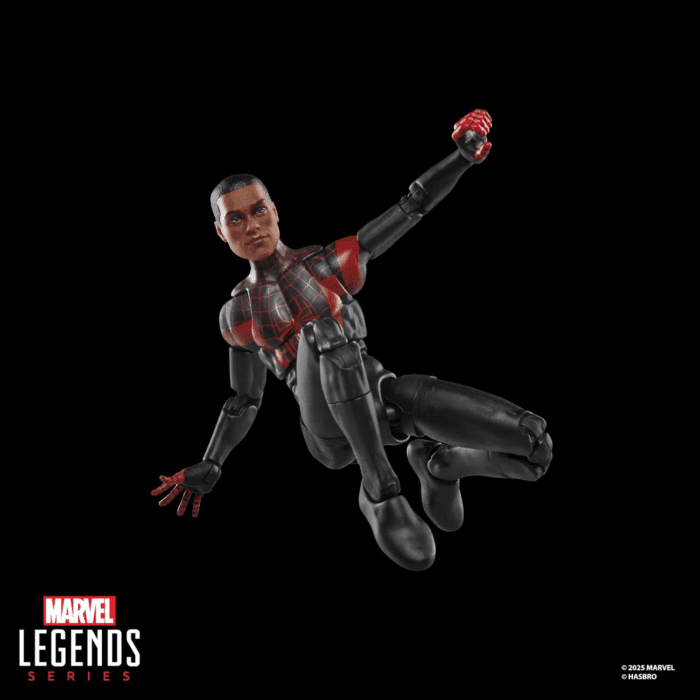 Legends Series Ultimate Miles Morales, Spider-Man Comics-Inspired Collectible 6-Inch Scale Action Figure with Character-Sized Comic Accessory - Image 5
