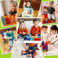 Magnetic Tiles Kids Toys STEM Magnet Toy for Toddler Magnetic Blocks Building Preschool Learning Sensory Montessori Toys for 3+ Year Old Boys and Girls, Safe Creativity Toddler Kids Toy 40PCS - Image 4