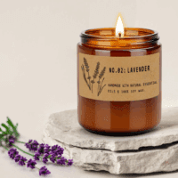 Candles for Home Scented, 4 Pack Candle Gifts for Woman, Large Lavender Rose Amber Aromatherapy Scented Candles, 220H Long Lasting Soy Wax Candle Set for Mother'S Day, Birthday, Anniversary, Men - Image 7
