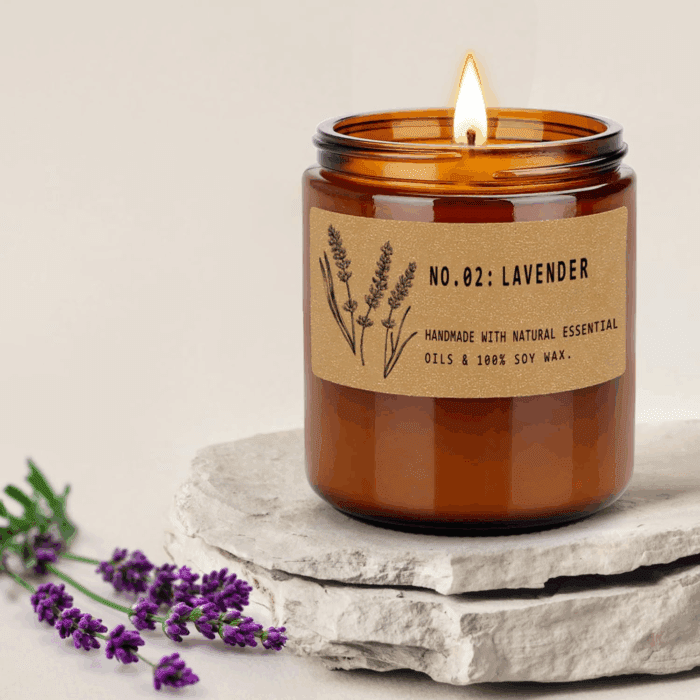Candles for Home Scented, 4 Pack Candle Gifts for Woman, Large Lavender Rose Amber Aromatherapy Scented Candles, 220H Long Lasting Soy Wax Candle Set for Mother'S Day, Birthday, Anniversary, Men - Image 7