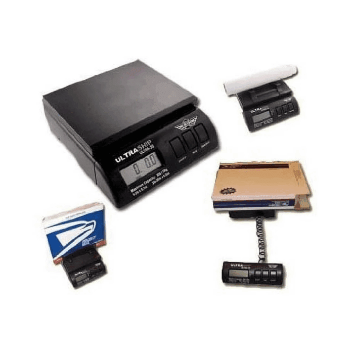 Ultraship Digital Postal Scale (55 Lb, Black) - Image 2
