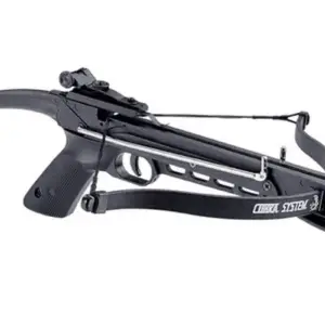 Self Cocking Hunting Pistol 160 FPS Crossbow with 3 Bolts (Blackj)