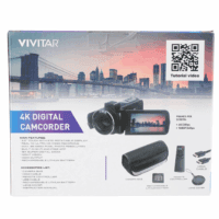 4K HD Digital Video Camera with Wifi, Built in Night Vision, and 3" Touch Rotational Display - Image 9