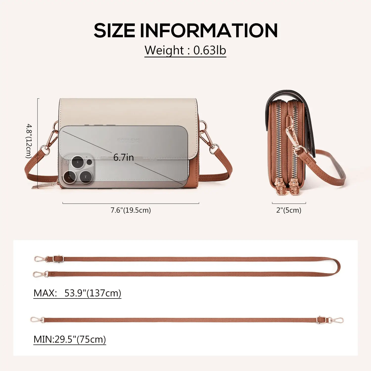 Small Crossbody Bag for Women,Cell Phone Purse Women'S Shoulder Handbags Wallet Purse with Credit Card Slots - Image 5