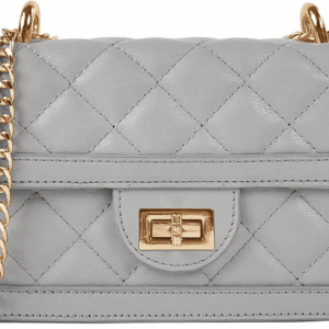 Small Quilted Crossbody Bag, Trendy Designer Mini Shoulder Bag, Phone Wallet Purse for Women