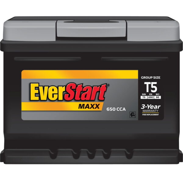 Maxx Lead Acid Automotive Battery, Group Size T5 12 Volt, 650 CCA 95 RC - Image 4