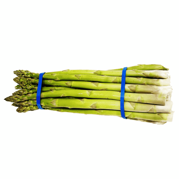 Freshly Harvested, Cut and Refrigerated Green Asparagus, Bunch - Image 6