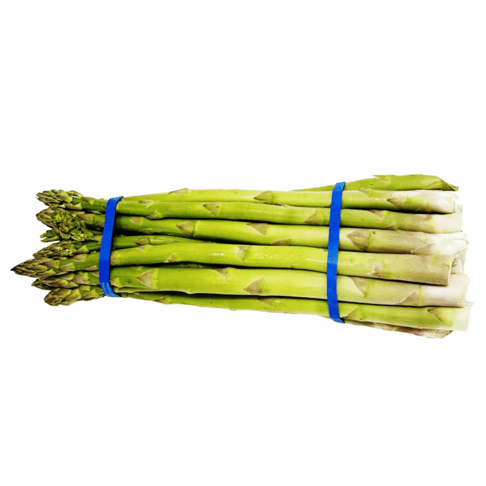 Freshly Harvested, Cut and Refrigerated Green Asparagus, Bunch - Image 6