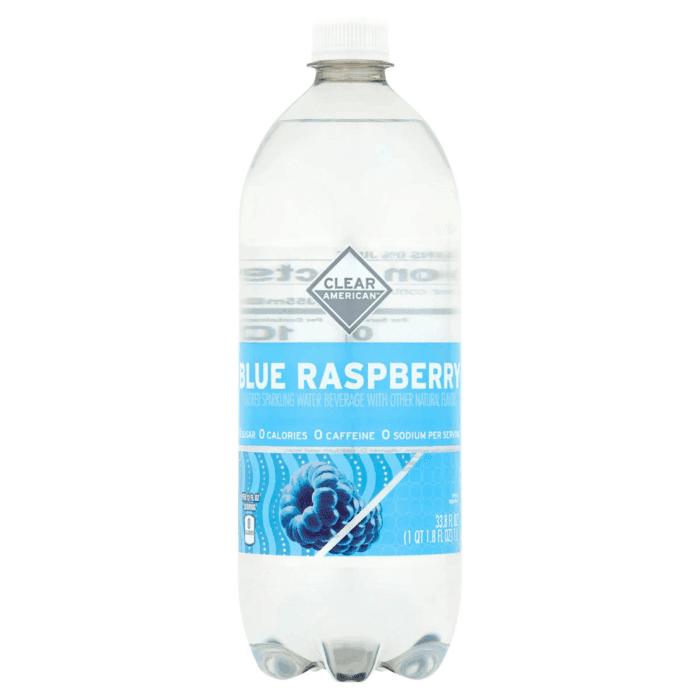 Blue Raspberry Sparkling Water, 1 Liter