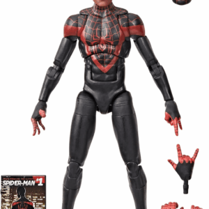Legends Series Ultimate Miles Morales, Spider-Man Comics-Inspired Collectible 6-Inch Scale Action Figure with Character-Sized Comic Accessory